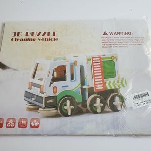 KIDS 3D PUZZLE CLEANING VEHICLE